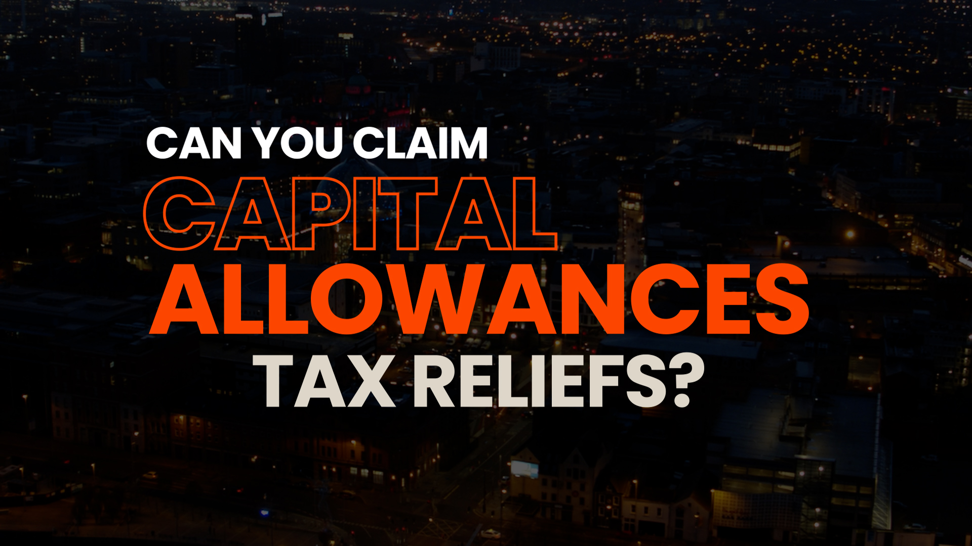 Claiming Capital Allowances