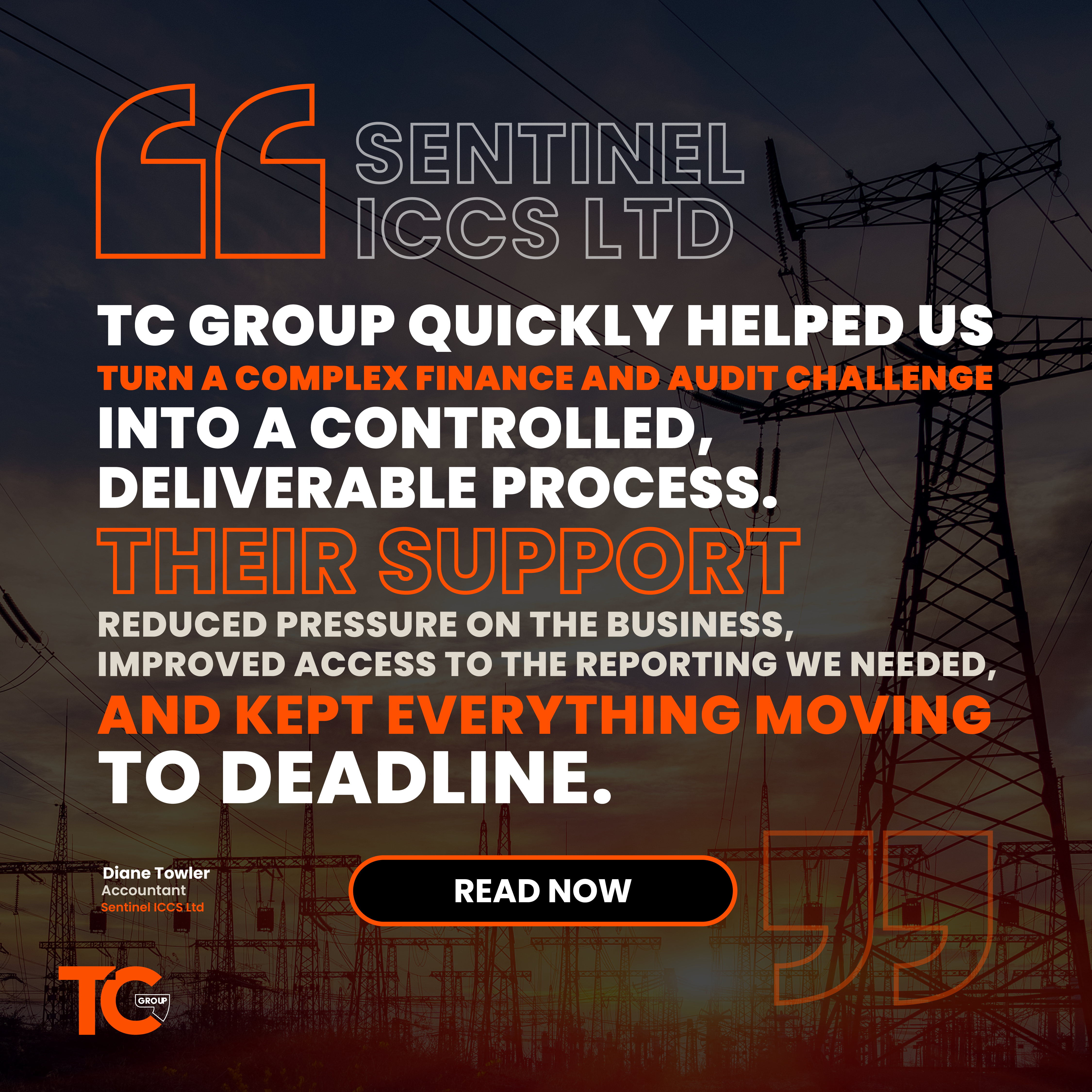 Testimonial - Sentinel ICCS Ltd