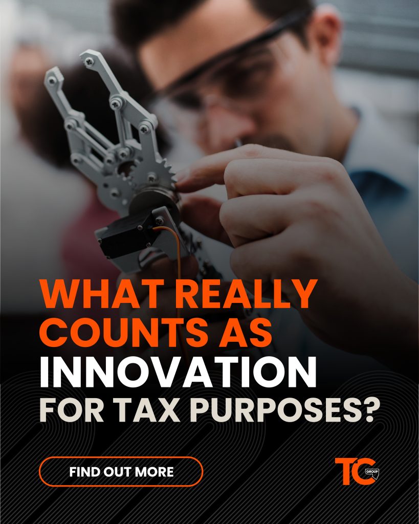 What really counts as innovation for tax purposes?